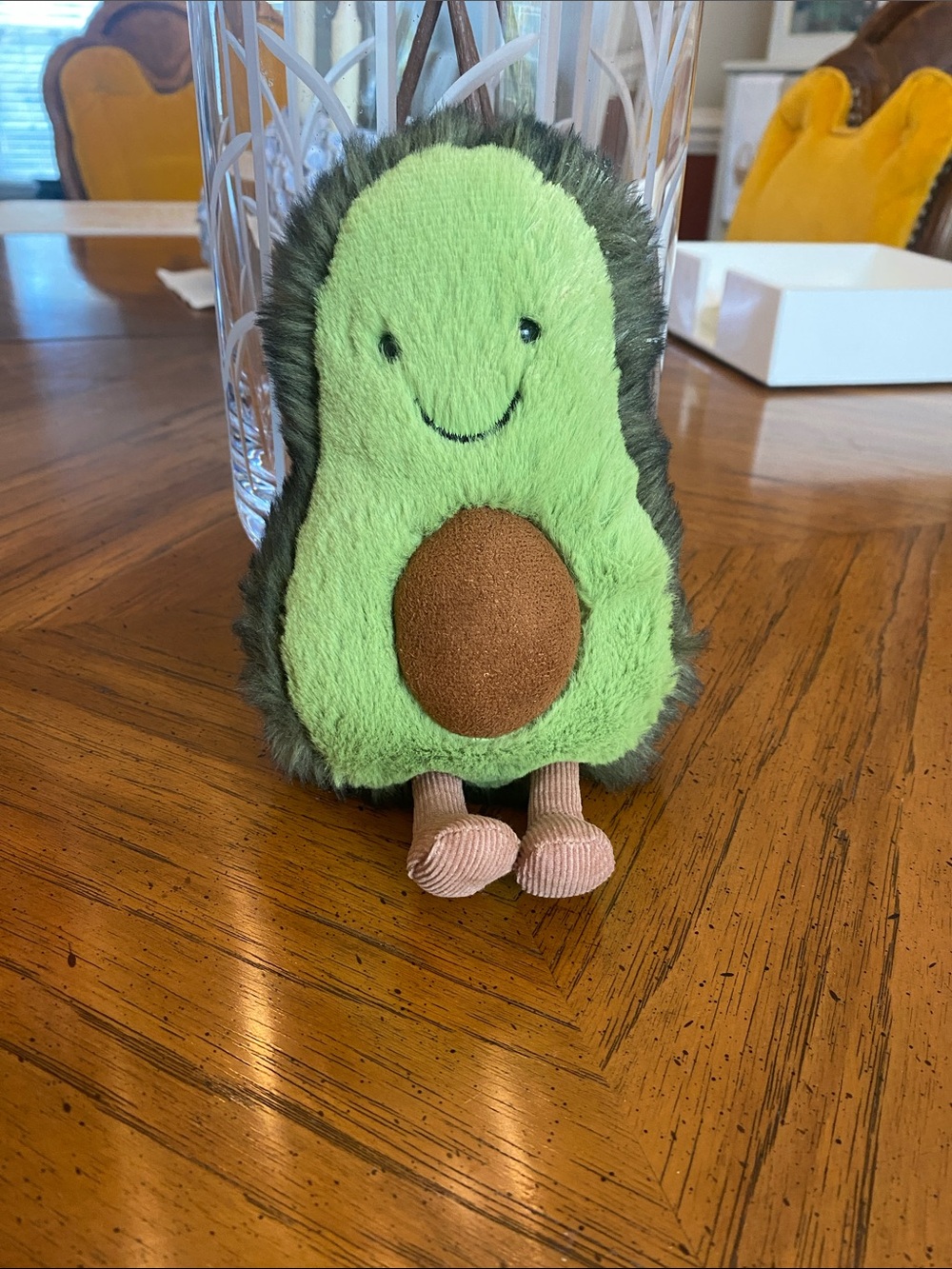 Jellycat Green Avocado Plush with Brown Pit